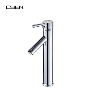 CYEN Contemporary Design Single Hole Single Handle Chrome Plating Bathroom Basin Faucet