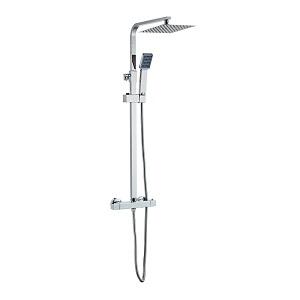 Thermostatic Shower System Rainfall Shower Set with Hand Shower