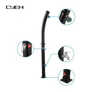 CYEN 2021 20L Cheap Hot Sale PVC Black Outdoor Solar Shower Garden Solar Outdoor Pool Shower