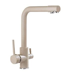 3 Ways Brass White Paint Water Purification Long Neck Kitchen Faucet 3 Ways Brass White Paint Water Purification Long Neck Kitchen Faucet
