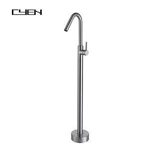 Brass body zinc alloy handle single handle bathroom bathtub free standing faucet Brass body zinc alloy handle single handle bathroom bathtub free standing faucet