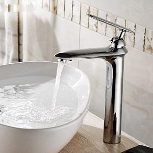 CYEN 2021 New Launch Single Handle Single Hole Waterfall Bathroom Sink Faucet