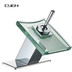 CYEN 2021 New Modern Style Chrome Finish Deck Plate Bathroom Basin Faucet CYEN 2021 New Modern Style Chrome Finish Deck Plate Bathroom Basin Faucet