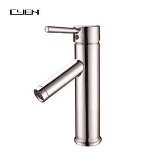 CYEN Contemporary Single Handle Deck Mounted Waterfall Bathroom Basin Faucet CYEN Contemporary Single Handle Deck Mounted Waterfall Bathroom Basin Faucet