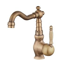 CYEN Factory Price Single Handle Deck Mounted Antik Brass Basin Faucets CYEN Factory Price Single Handle Deck Mounted Antik Brass Basin Faucets
