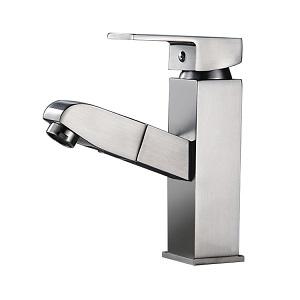 CYEN 2021 New Launch Single Handle Ceramic Cartridge Brass Main Body Chrome Plating Bathroom Sink Faucet