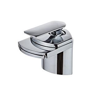 CYEN Single Handle Solid Brass Deck Mounted Water Saving Bathroom Chrome Faucets