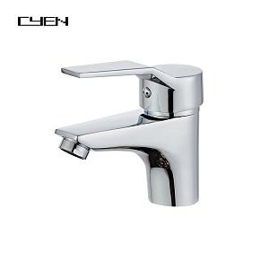 CYEN modern single lever wash basin faucet with copper body 