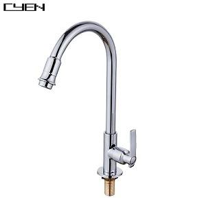 Factory price single handle one hole long neck stainless steel bathroom kitchen taps Gerinne Wasserhahn Factory price single handle one hole long neck stainless steel bathroom kitchen taps Gerinne Wasserhahn