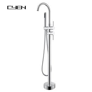 Hot sale bathroom chrome finished free standing Waterfall plumbing bathtub mixer Hot sale bathroom chrome finished free standing Waterfall plumbing bathtub mixer