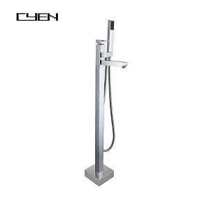 Hot sale bathroom chrome finished free standing bathtub faucet  Hot sale bathroom chrome finished free standing bathtub faucet
