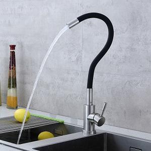 Popular Design Rubber Flexible Hose Brass Single Handle Red Green Green White Orange Pull-down Kitchen Faucet Taps Popular Design Rubber Flexible Hose Brass Single Handle Red Green Green White Orange Pull-down Kitchen Faucet Taps