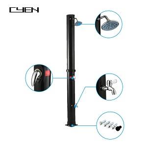 Wholesale Solar Powered Garden Decorative 35L Black Swimming Pool Shower Wholesale Solar Powered Garden Decorative 35L Black Swimming Pool Shower