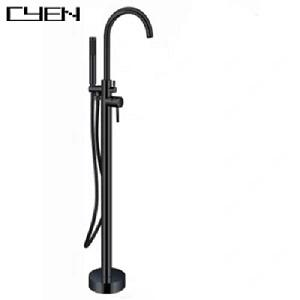 brass body zinc alloy handle chrome finish single handle rain floor waterfall bathtub shower tap